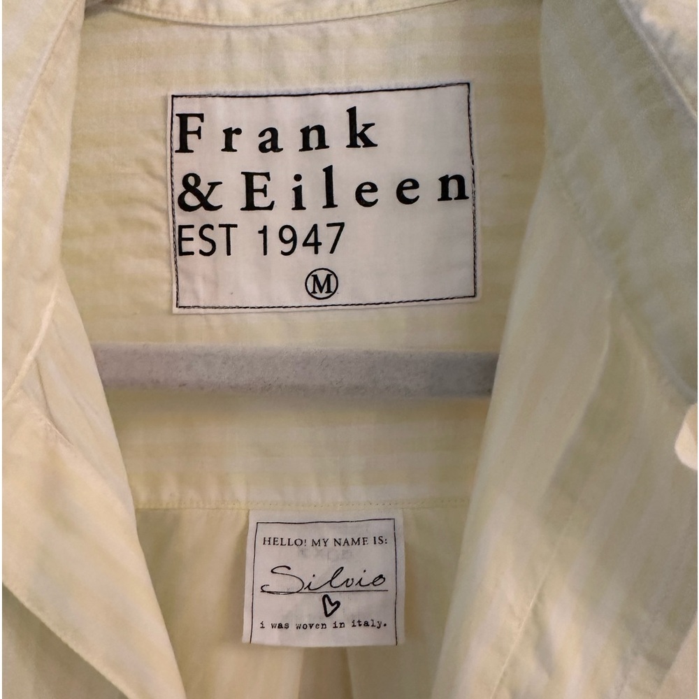 Frank & Eileen Yellow Striped Button-Down Shirt - Picture 5 of 6